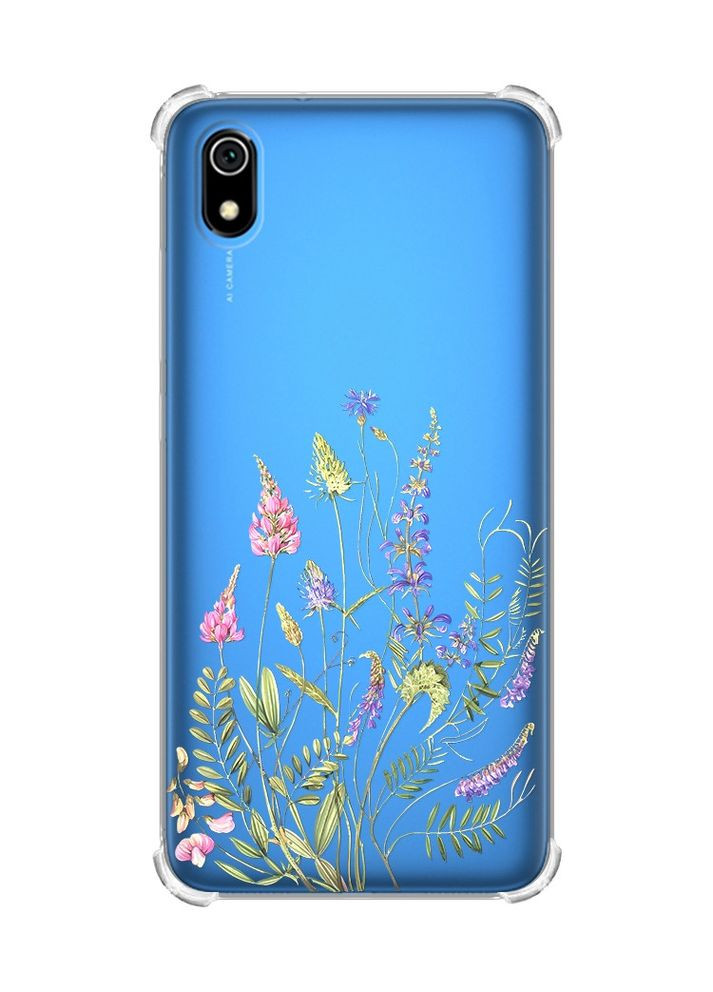 Чехол с утолщенными углами для Xiaomi Redmi 7A:: Цветочная идиллия (принт 382) Creative (360673824)