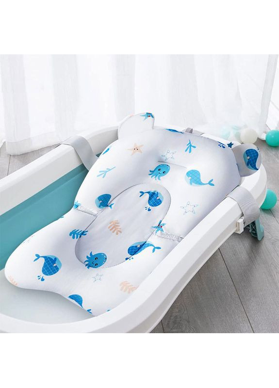Матрацик-килимок у ванну Bestbaby 340 White Whale для дитини з кріпленнями 2 шт. Baby Best (352011426)