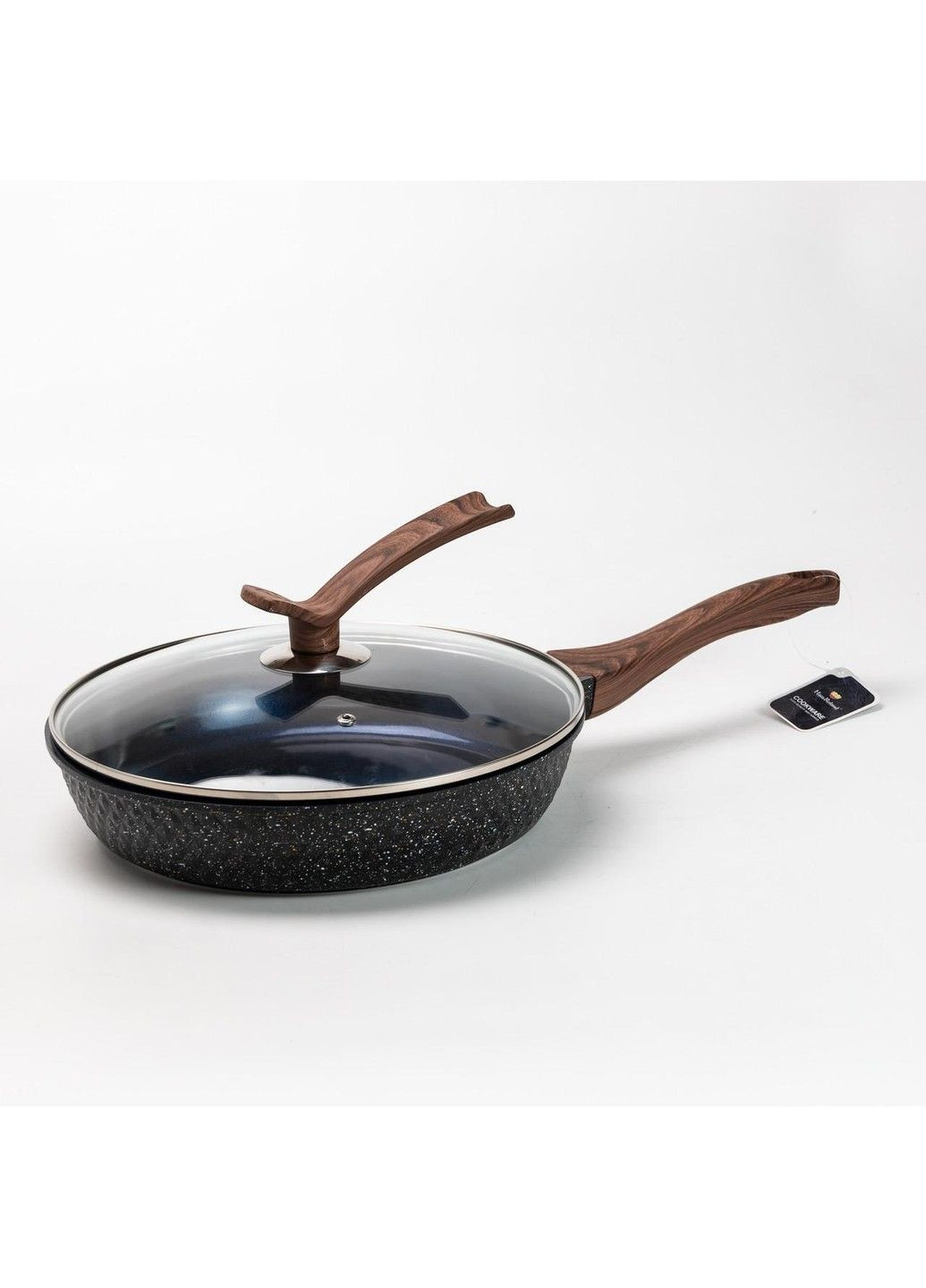 Набор кастрюль 12/8/5.4/3.1 л с антипригарным покрытием со сковородой со стеклянной крышкой Haus Roland (340907771)