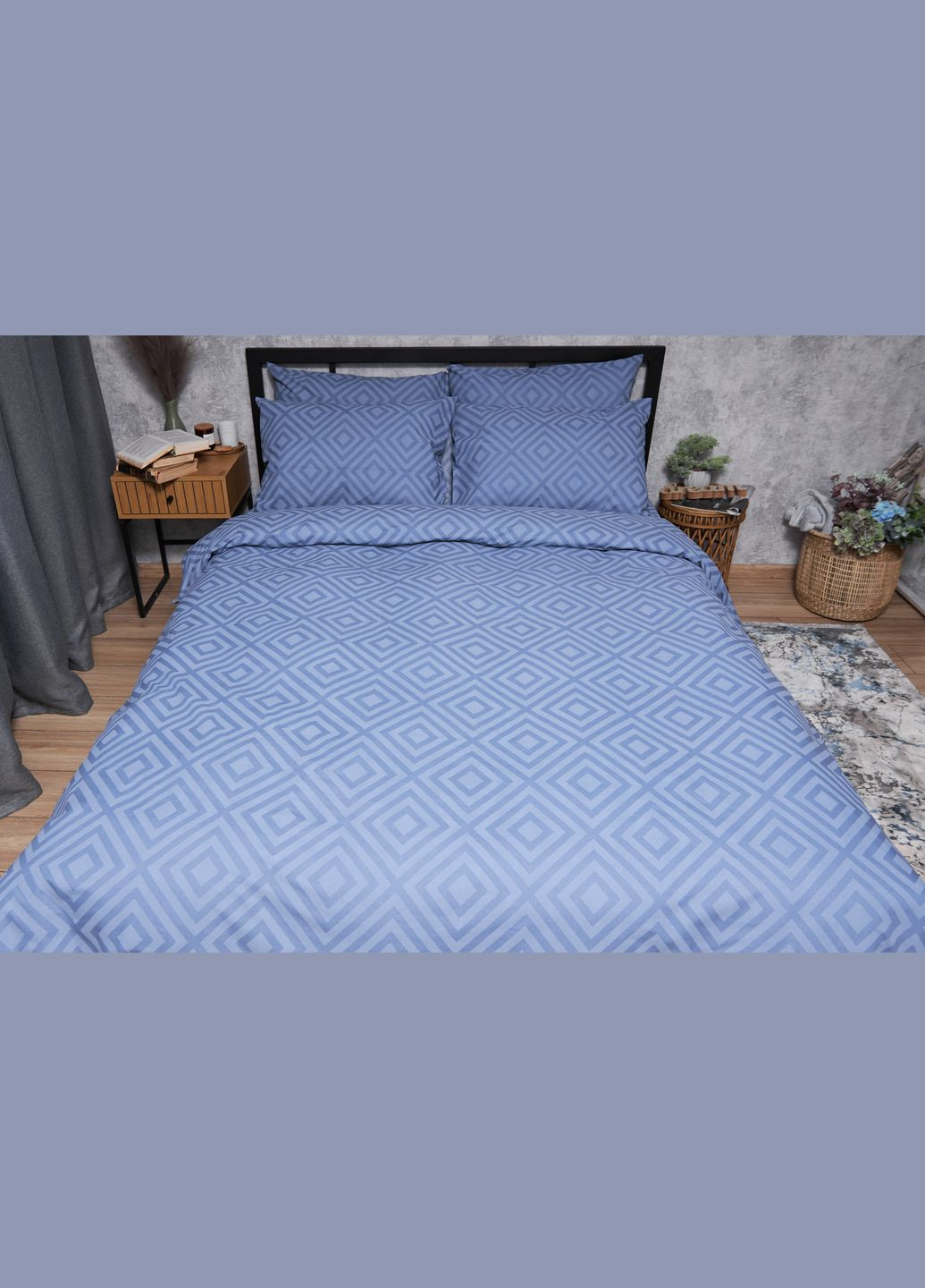 Комплект постільної білизни Бязь Gold Люкс «» Сімейні 143х210х2 наволочки 4х50х70 (MS-820004648) Moon&Star Crystal (293147995)