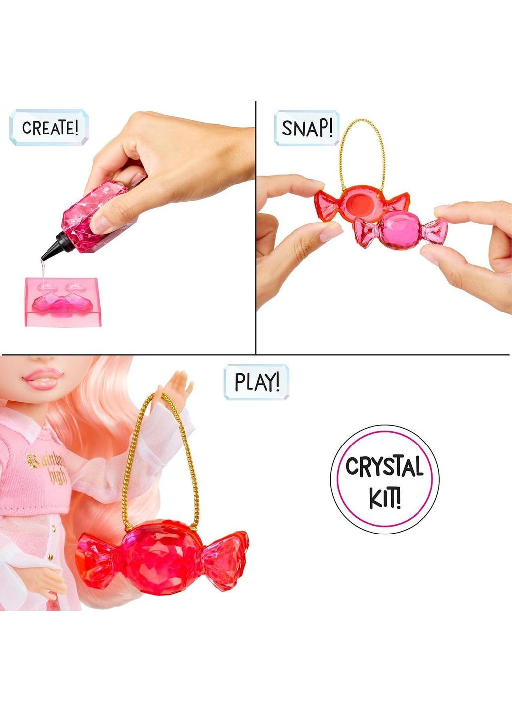 Кукла Creative Crystals Bella Pink Белла Паркер (522904) Rainbow High (342123348)