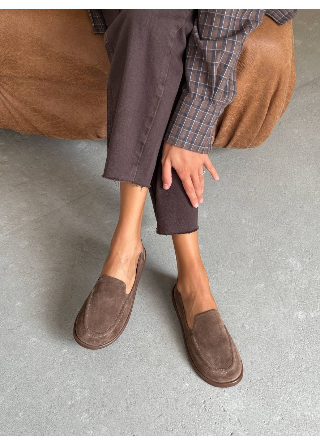 Жіночі лофери жіночі nikart barefoot | світло-коричневі (355796221)