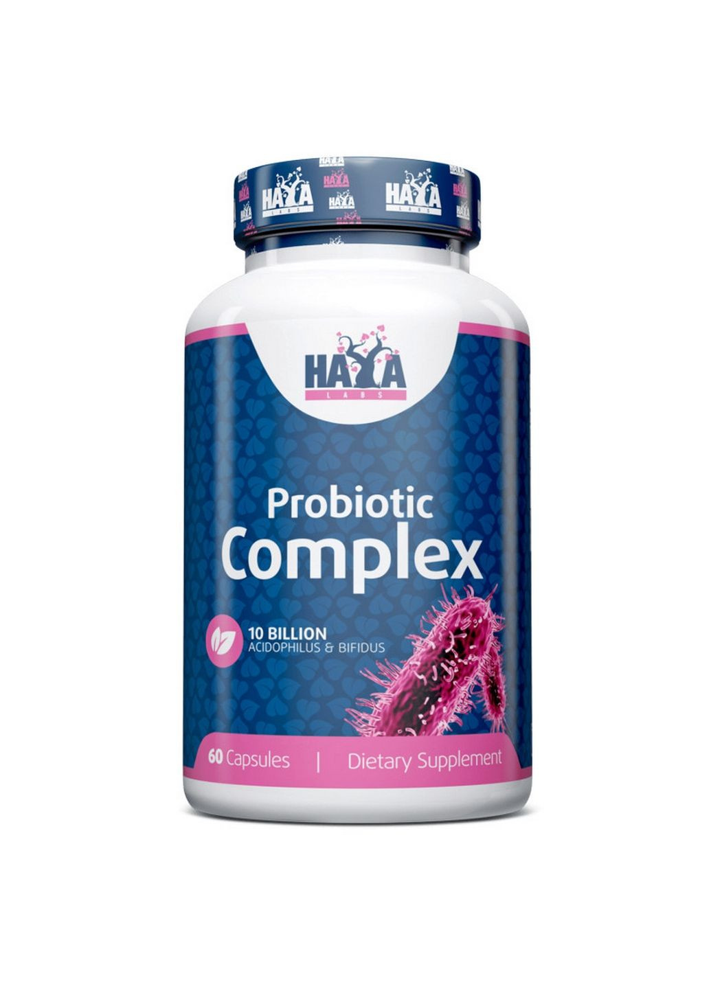 Пробіотики та пребіотики Probiotic Complex, 60 капсул Haya Labs (293420372)