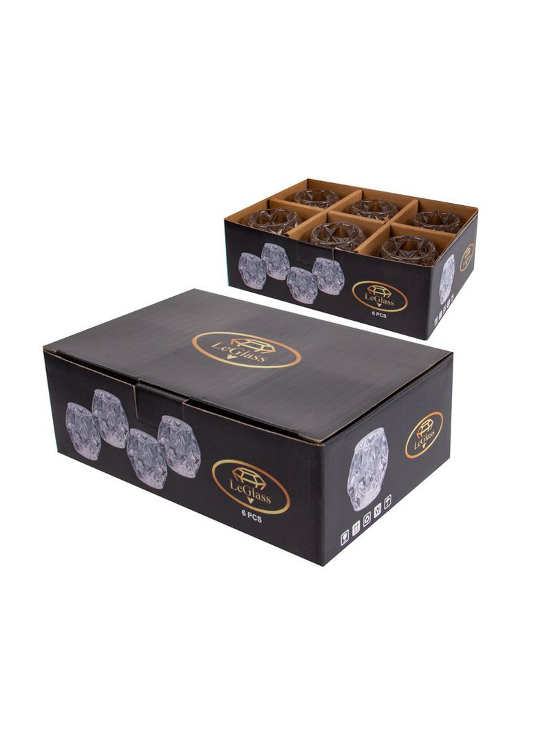 Підсвічник 7 см скляний Lefard (324266057)