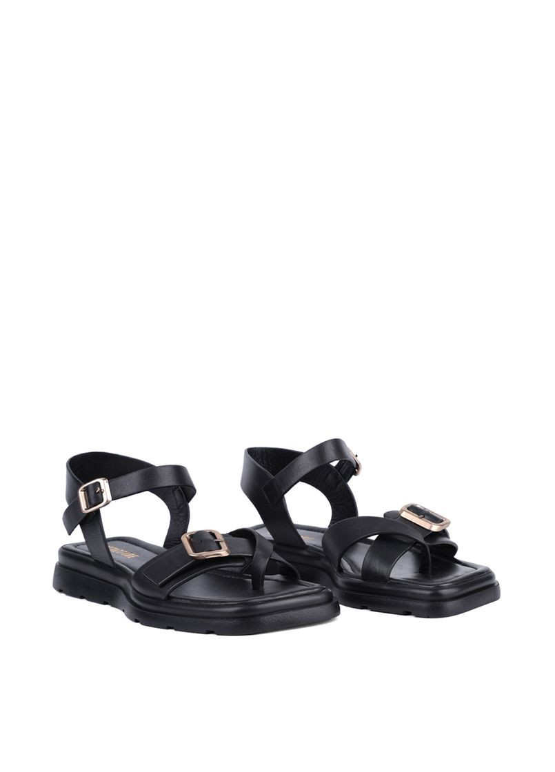 Жіночі Сандалі 390-3708-35 Чорний Шкіра Attizzare (362026519)