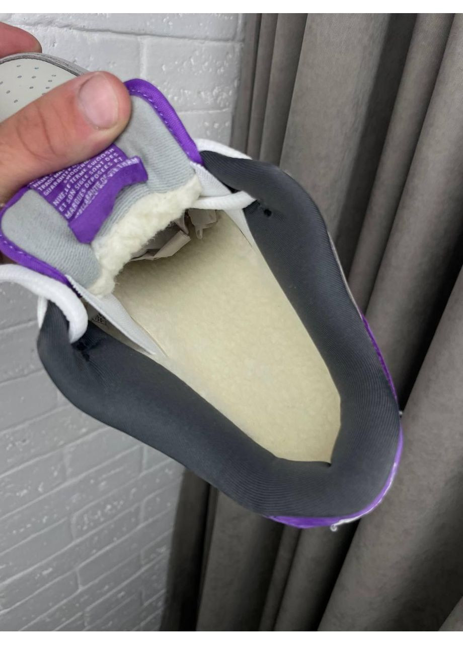 Серые зимние кроссовки мужские nike sb dunk low violet grey найк сб данк No Brand