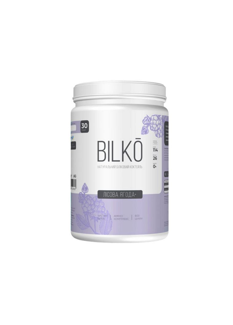 Натуральний білковий коктейль Без смакових добавок Білко 0,9 кгХ2 60 порцій Bilko (372006644)