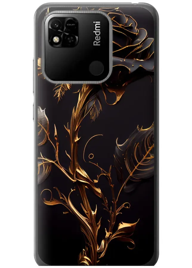 2D пластиковый чехол 'Роза 3' для Endorphone Xiaomi Redmi 9C (405346906)