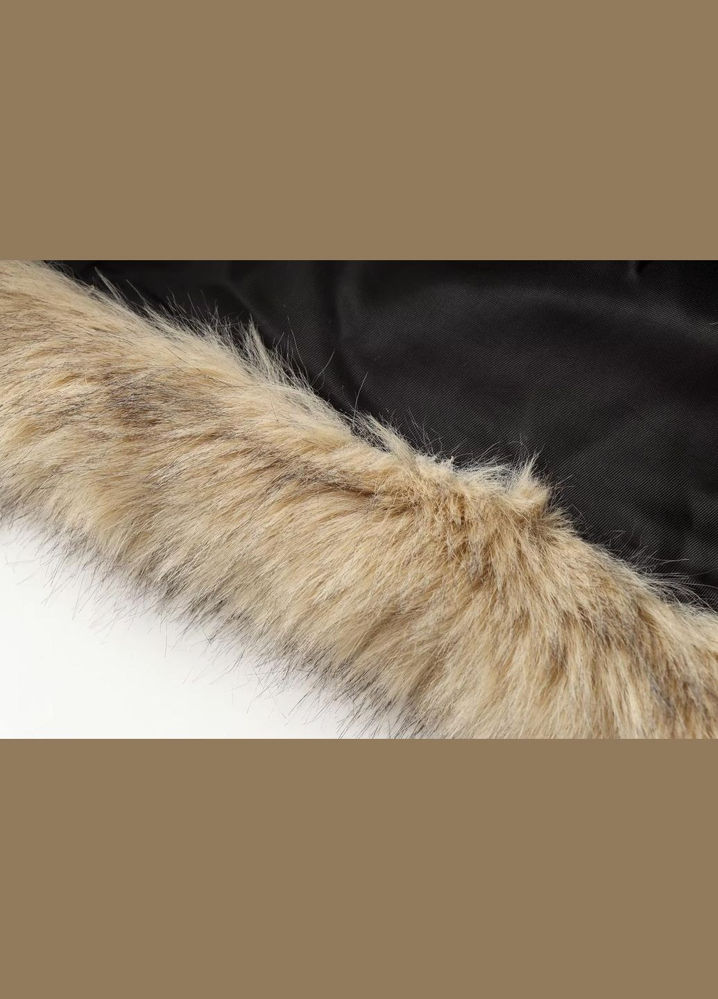 Шубка у вигляді светра зі штучного хутра колір капучино No Brand (336960769)