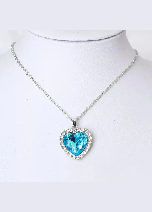 Набір підвіска та сережки Серце Океану з фільму Титанік комплект кулон сережки No Brand (338436361)