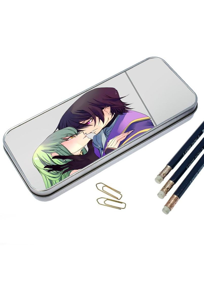 Органайзер для канцелярских принадлежностей металлический, кейс для мелочей Код Гиасс #008 7*18 см Silver No Brand (309160365)