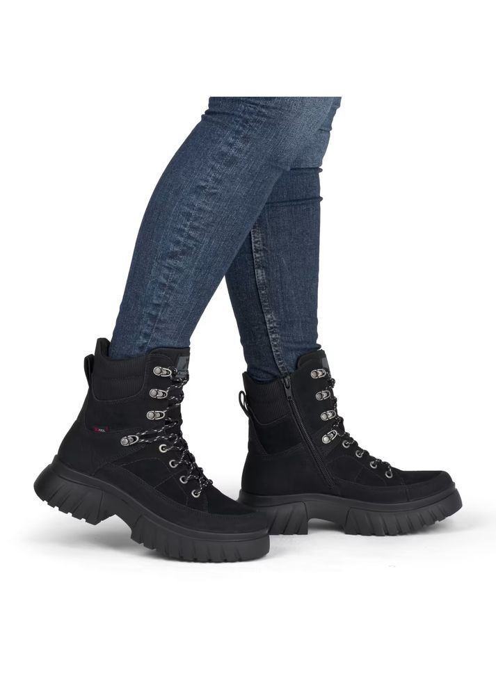 Черевики (р) Замша 0-1-1-W-1871-00 Rieker (364848528)