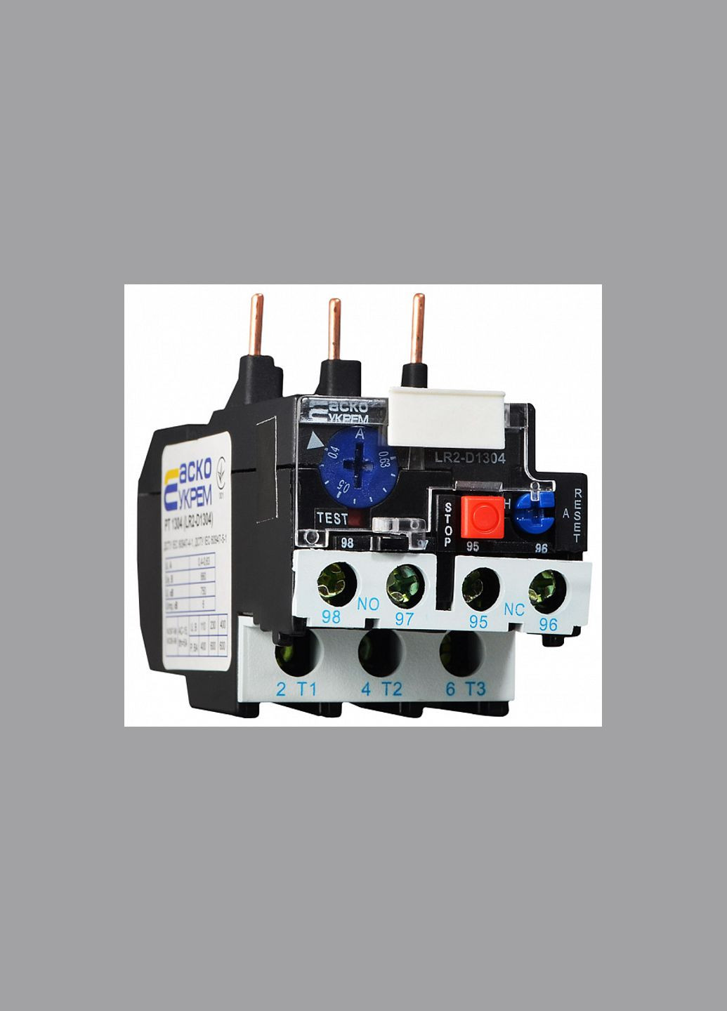 Теплове реле для ПМ-1 0.4-0.63А [A0040060004] PT 1304 (LR2-D1304) Аско-Укрем (337143486)