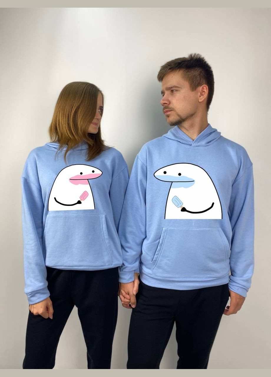 Парные худые с капюшоном без/, принт "Мемы, мороженое" (169) Hand Made (358897093)