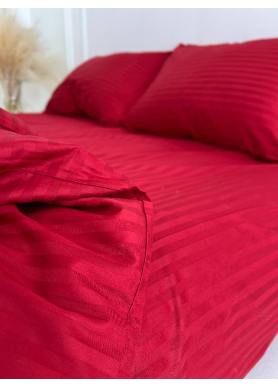 Комплект постельного белья полуторный No Brand страйп (370864747)