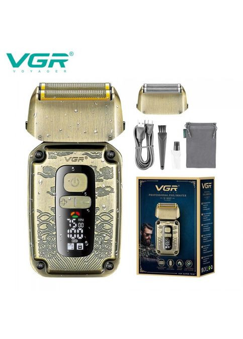 Електробритва шейвер для сухого та вологого гоління VGR V-337 акумуляторна бритва No Brand (323486511)