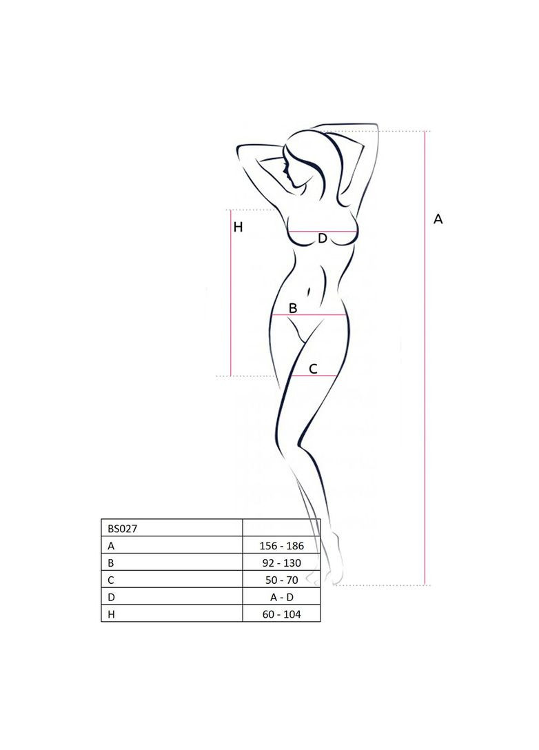 Черное бодистокинг bs027 black, платье-сетка на бретелях, очень откровенное Passion