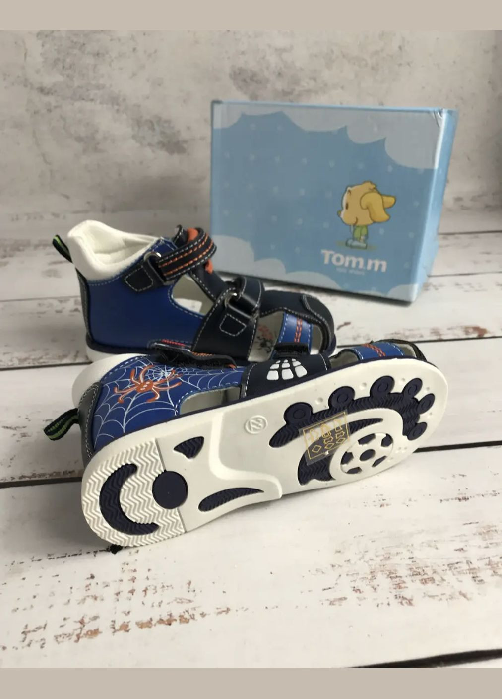 Босоніжки сандалі дитячі для хлопчиків ТОМ.М Темно-синій (553) Том.М (332795184)