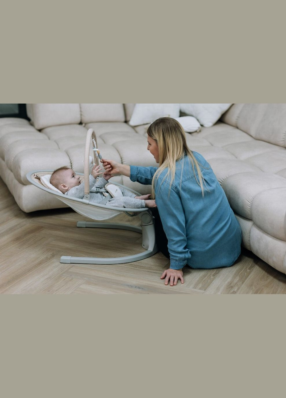 Качели детские Elite, beige FreeOn (321960959)