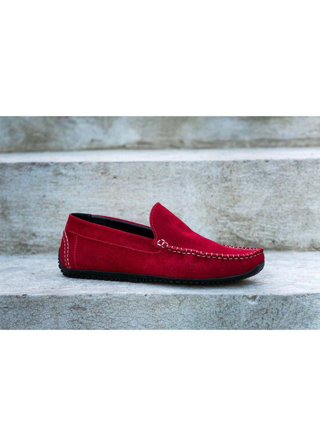 Красные мокасины Prime Shoes