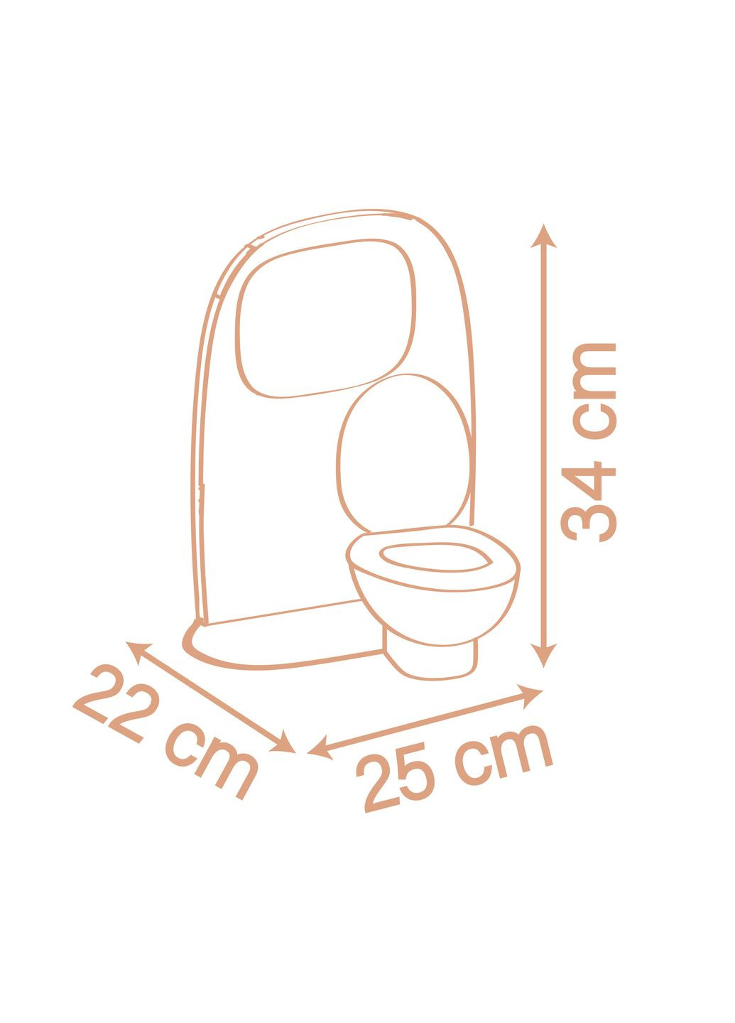 Игровой набор Baby Nurse. Терракотовая пудра. Ванная комната () Smoby 7600220500 (361855684)