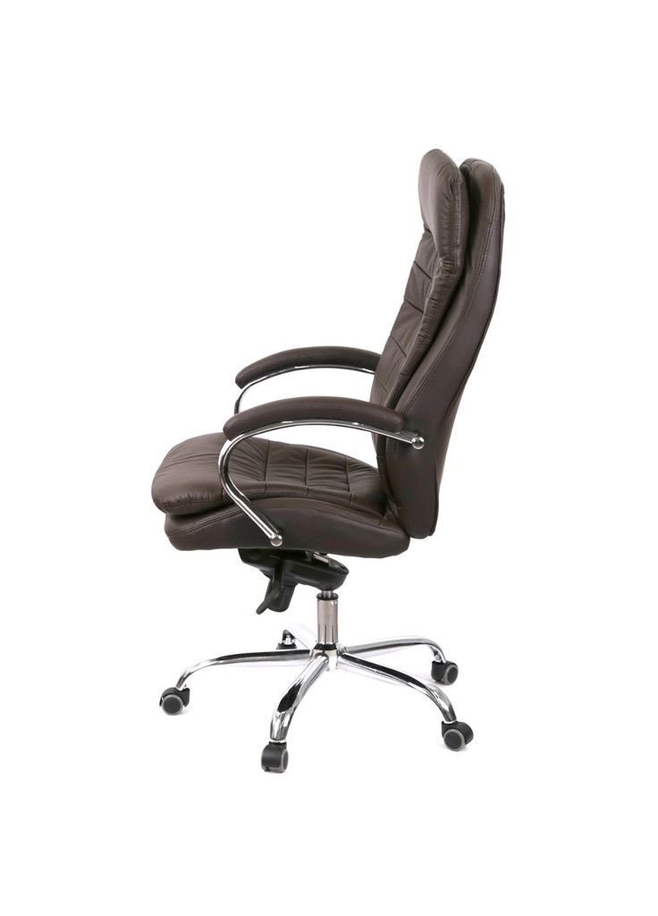 Офисное кресло Валенсия MB XY-7340 Коричневый (m484401) Аклас Валенсія MB XY-7340 Коричневий (Шкіра LC-K dark br (366563721)