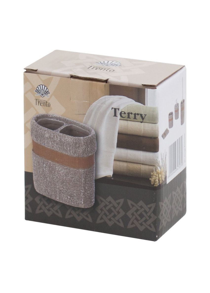 Trento Terry склянка для щіток коричнева Trento Design Studio (322252252)