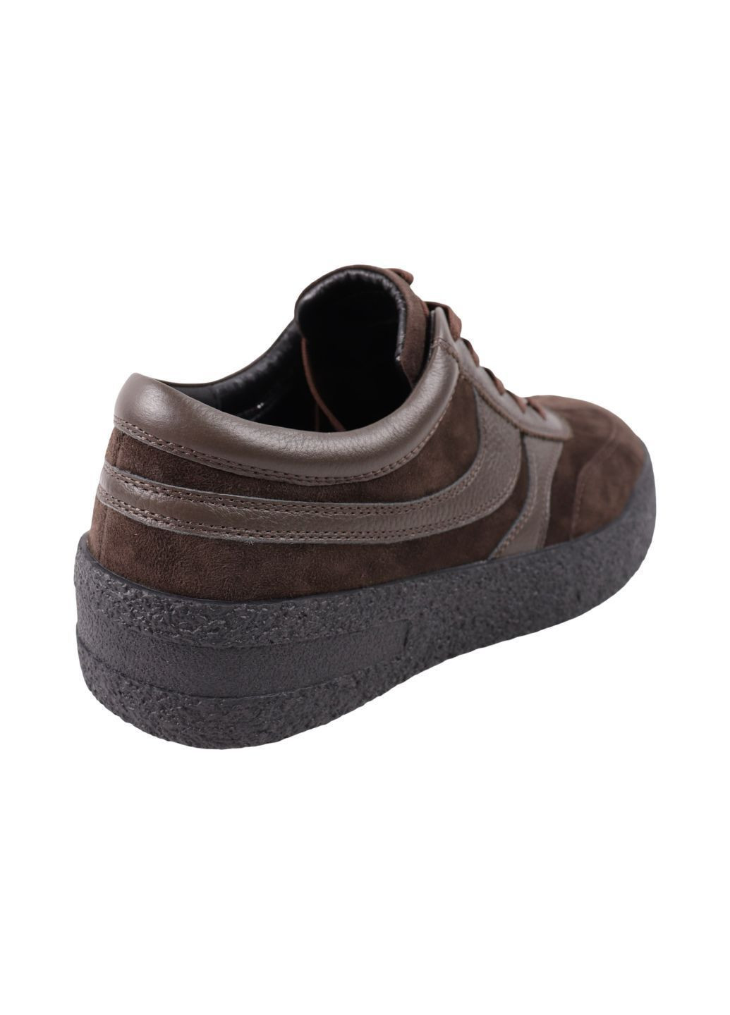 Коричневі кеди жіночі коричневі натуральна замша Polann 273-25DTS