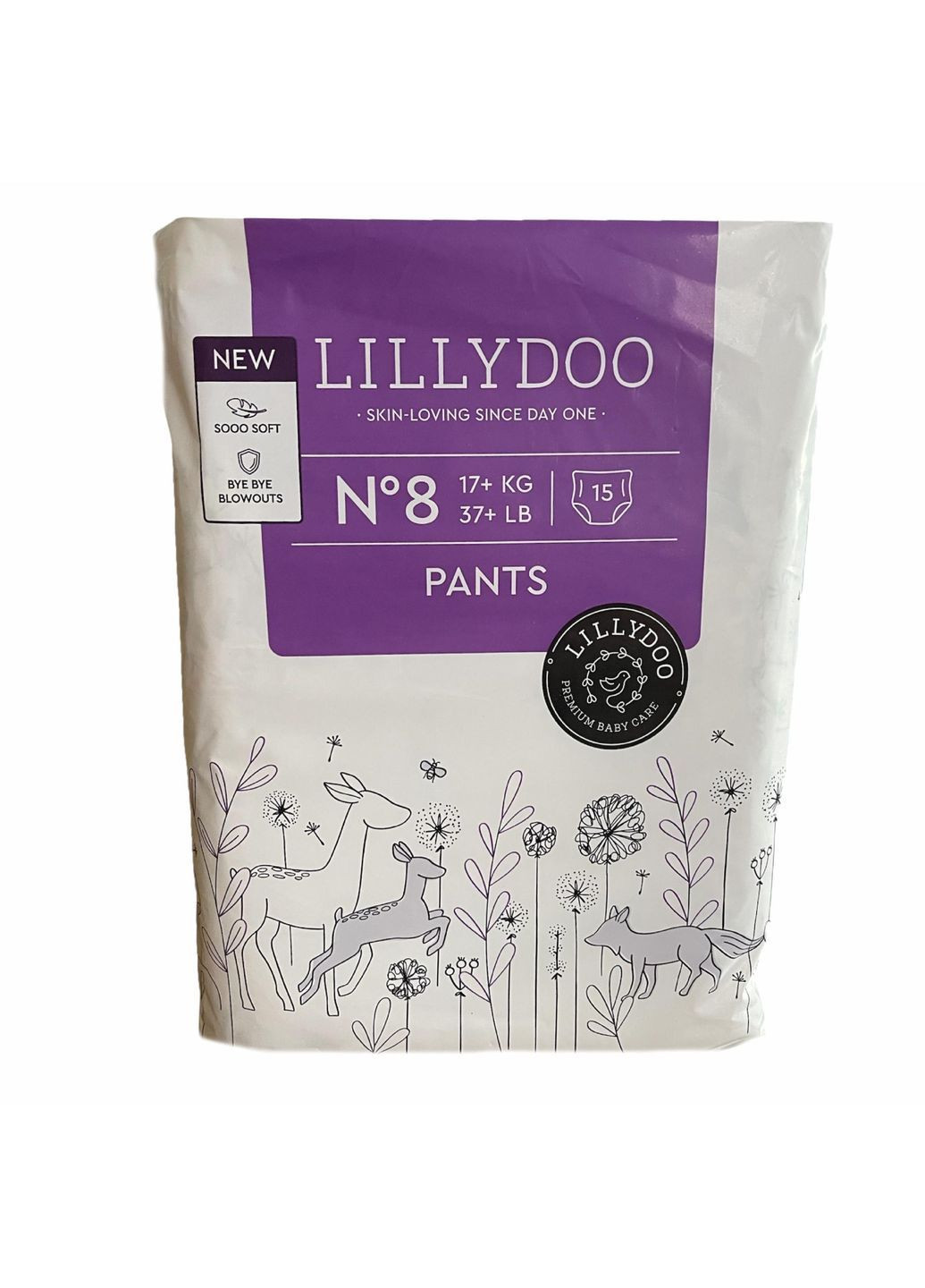 Підгузки-трусики 8 17+ кг 45 шт (110639504) Lillydoo (369668514)