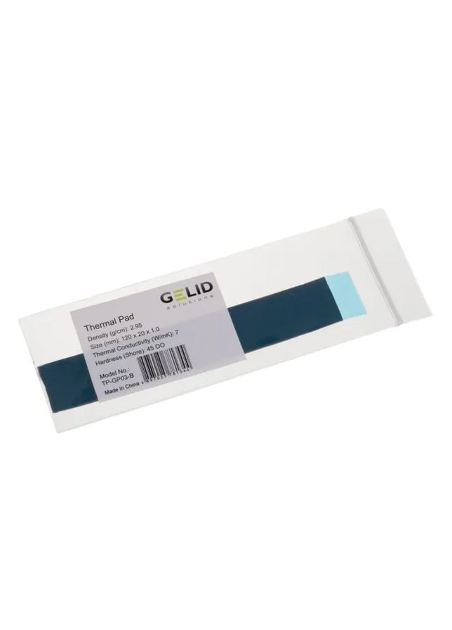 Термопрокладка Solutions Thermalpad 7W/mK 120x20x1.5mm (TP-GP03-C) Gelid (339083792)