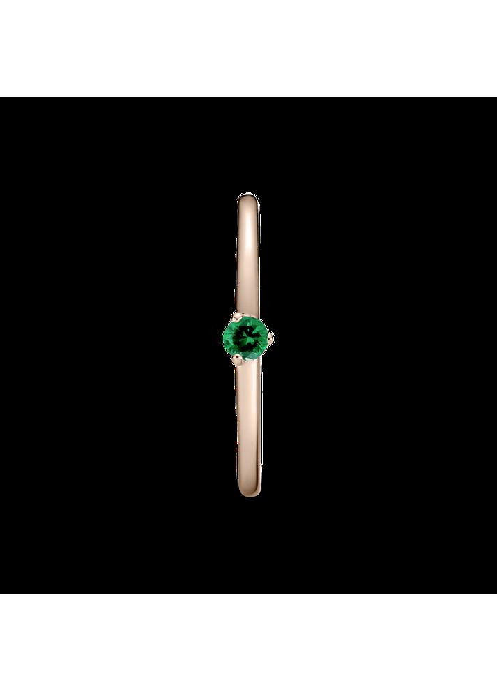 Кольцо Пандора с зеленым камешком 189259C05 Kabluchka (355347889)