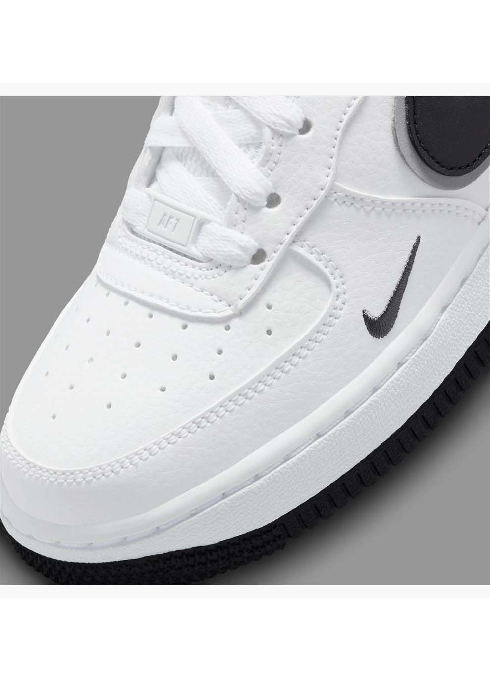 Белые демисезонные детские кроссовки air force 1 gs белый Nike