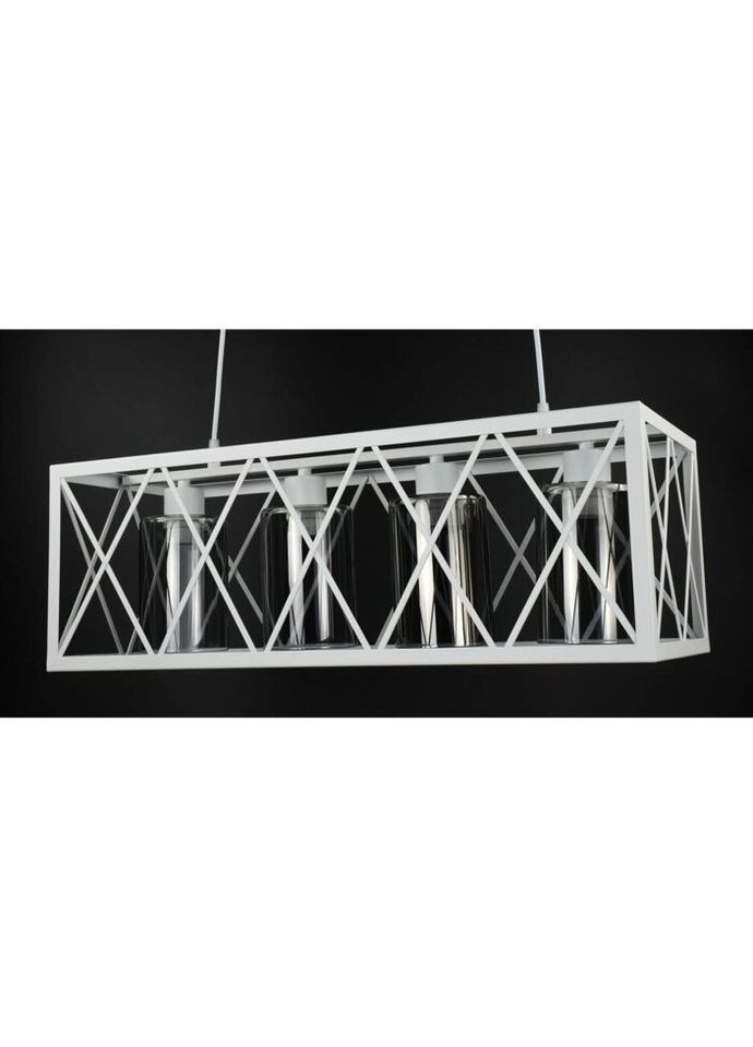 Люстра подвесная LOFT на 4 лампочки 26955 Белый 40-100х25х63 см. Sunnysky (335974780)