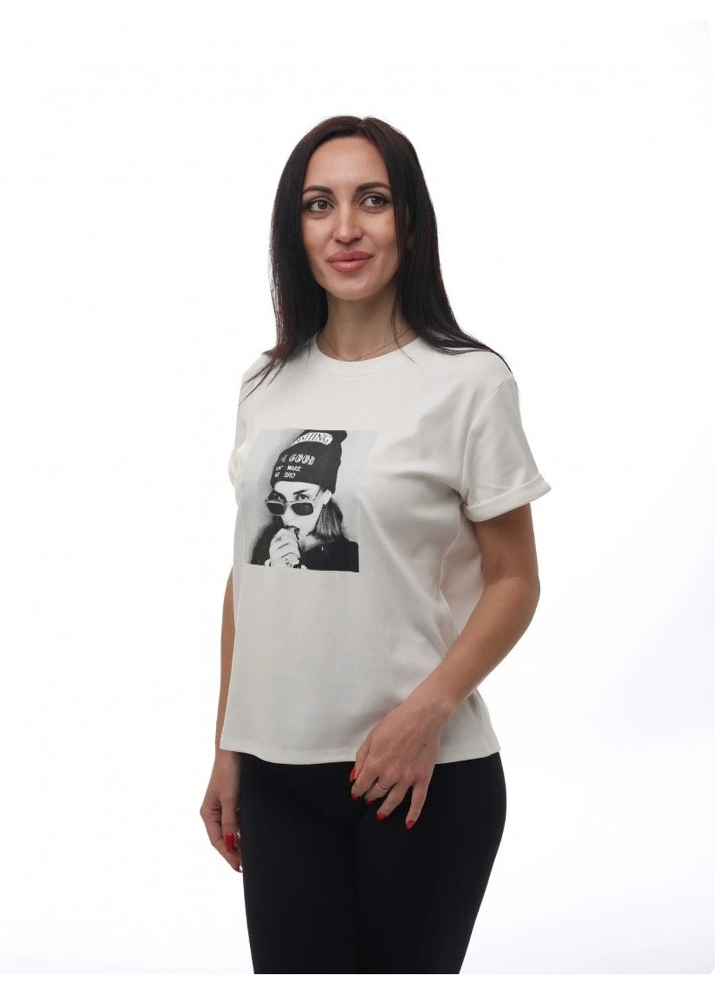 Футболка женская XL Белый est. 1991 (278304-XL) est.1991 - (333828597)