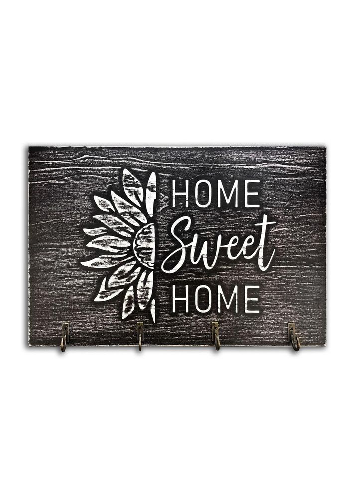 Ключниця 20х30 Home sweet home (соняшник) (сірий вінтаж) хркл5003а Тур-Колекшн (355466360)