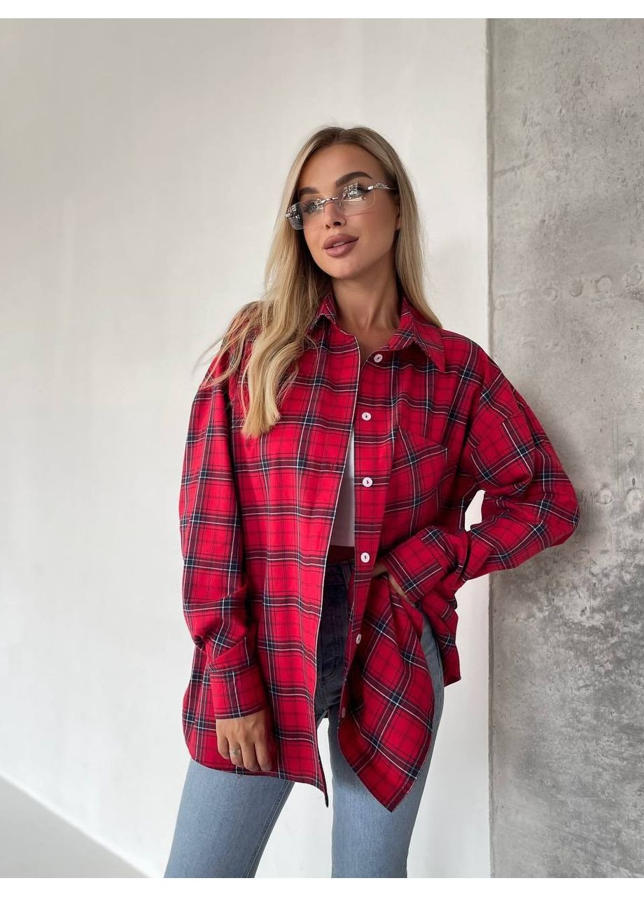 Красная рубашка Fashion