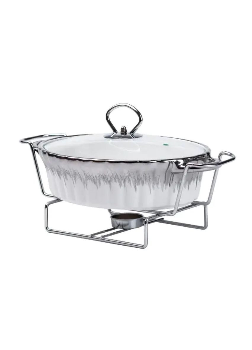 Марміт керамічний на 1 л овальний з підігрівом 31×19×13 см HP1022 Yiwu (305389569)