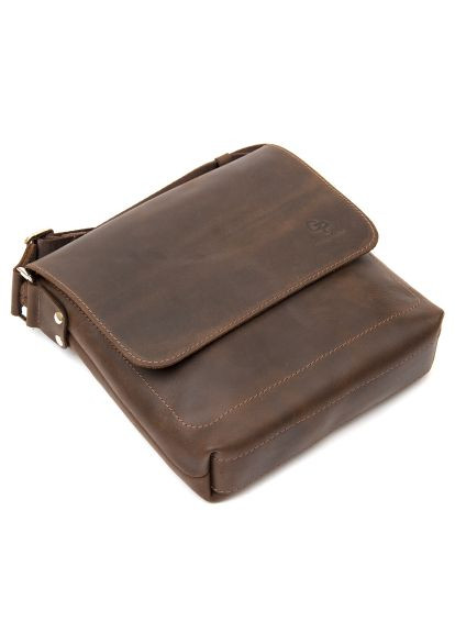 Сумка (11432) Grande Pelle Чоловіча Коричнева (364661663)