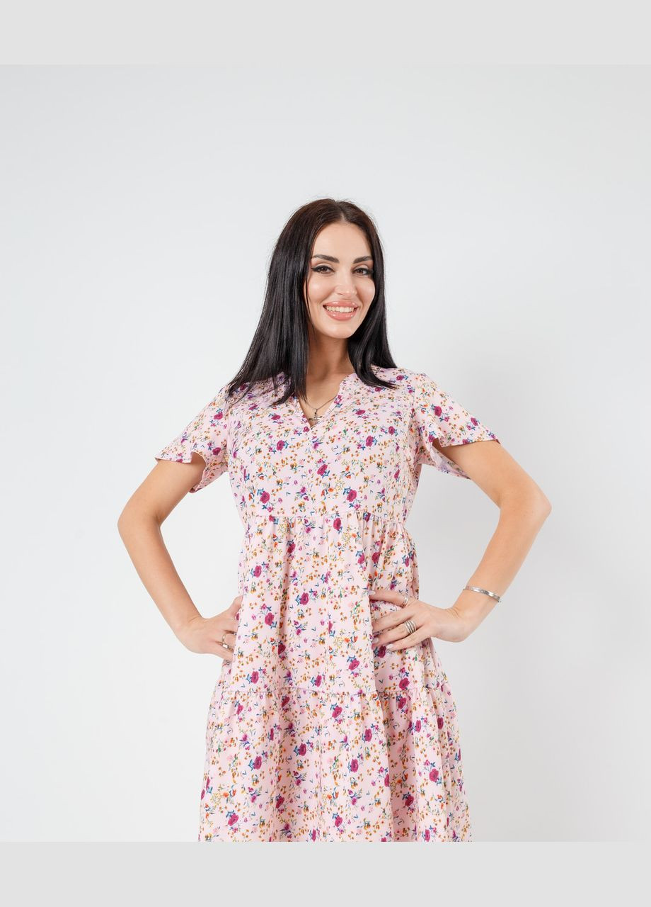 Рожева літня сукня міні Fashion Girl