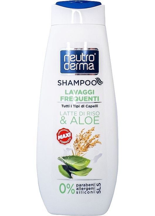 Шампунь для волос "Рисовое молоко и алоэ" Shampoo 500ml (1329122-4229804) Neutro Derma (368903698)