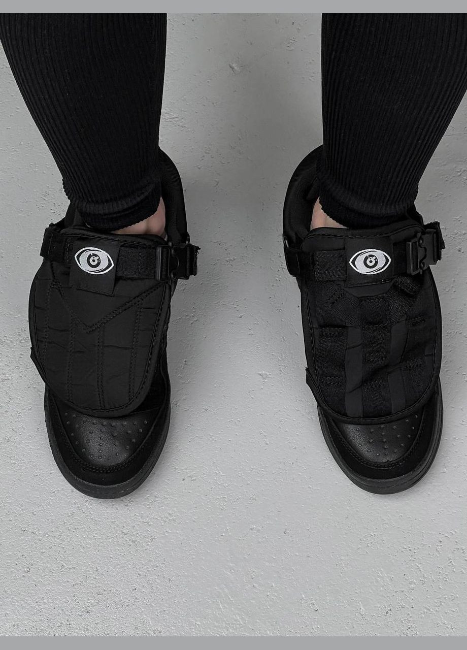 Черные всесезонные кроссовки Vakko Adidas Forum Low x Bad Bunny Black
