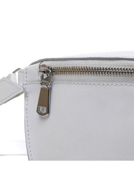 Сумка на пояс через плече жіноча для телефону та документів шкіряна маленька сумочка Білий 35949 Shvigel (337671218)