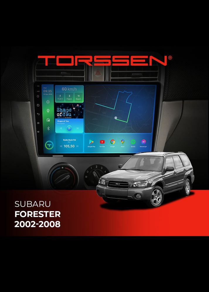Штатная магнитола Subaru Forester 0208 FL9 4+64Gb 4G Carplay DSP Torssen (307087512)