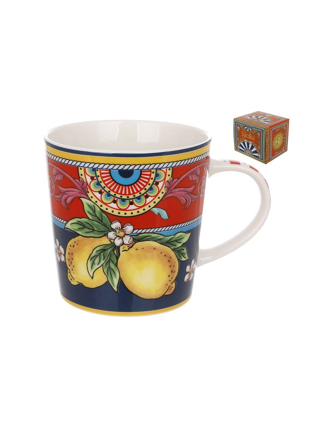 Кружка фарфоровая 450мл Sicilia No Brand (325608797)