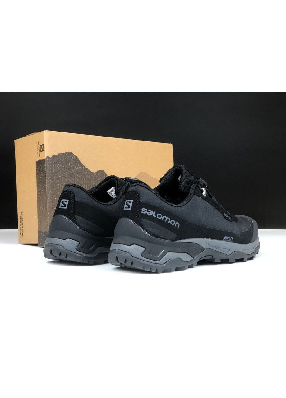 Чорні Зимовий чорні з сірим зима-термо чоловічі кросівки No Brand