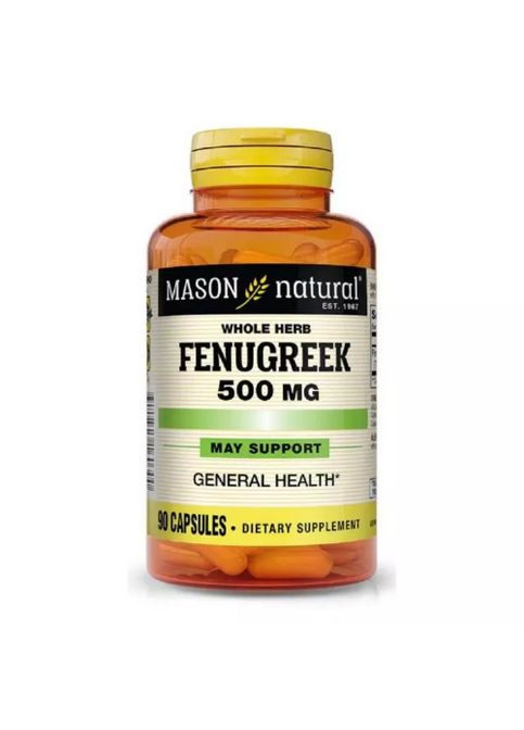Fenugreek 500 mg 90 Caps Mason Natural (288050758)