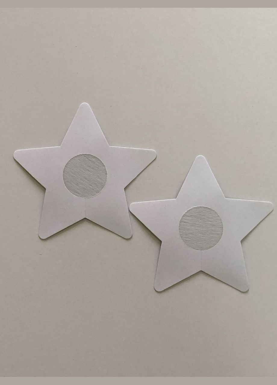 Срібний cтікіні наліпки на груди honey fashion accessories one size (3-89) No Brand