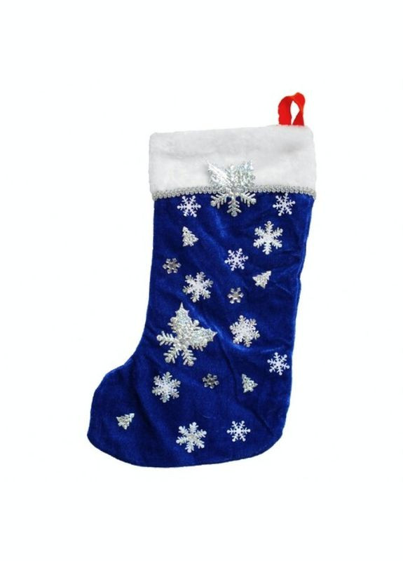 Носок новорічний зі сніжинками Seta Decor (276840312)