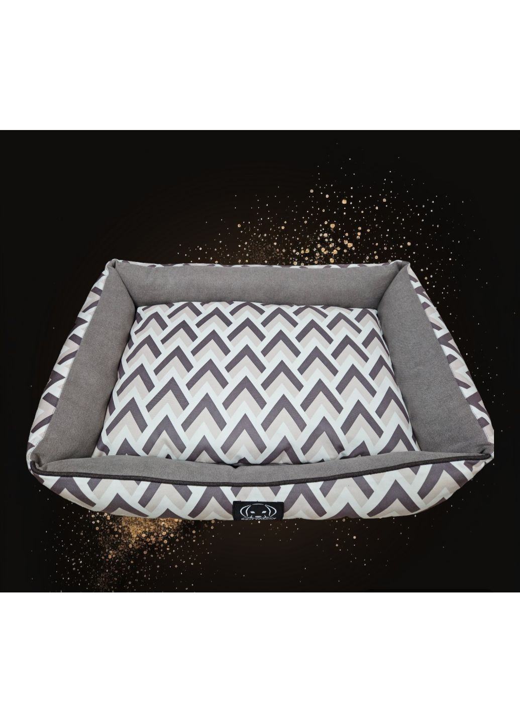 Лежанка 160х110х25см з текстилю для гігантських собак "Ethnos Brown" (Коричневий) S&N Family (361204523)