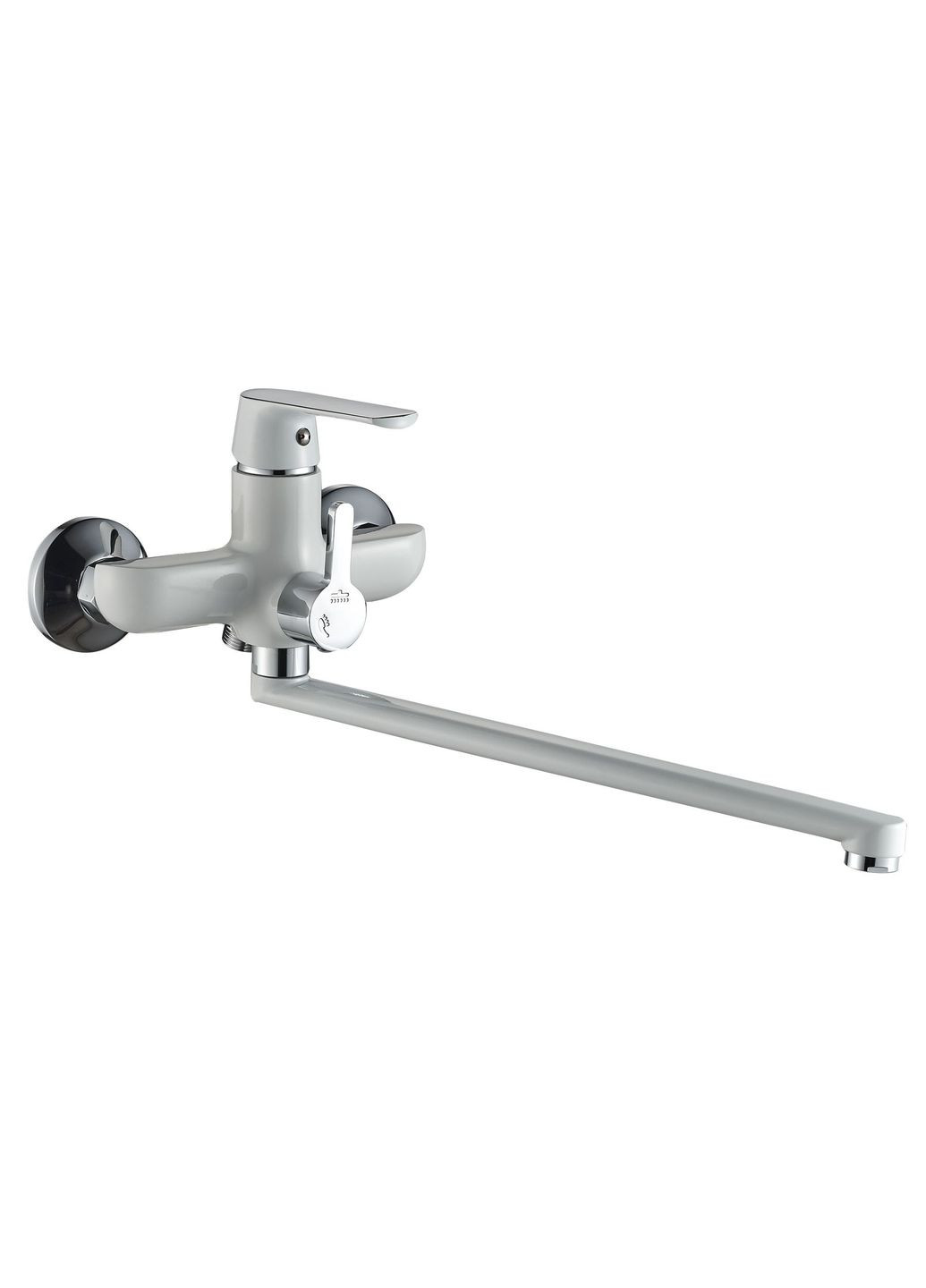 Змішувач для ванної Laguna GLA-0208-7-WHITE EURO Globus Lux (335040644)